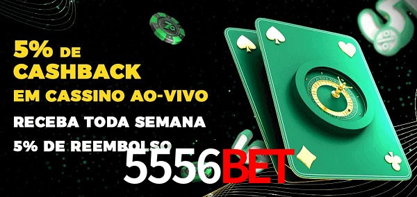 Promoções do cassino ao Vivo 5556BET